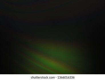 Dark Green vector abstract blurred pattern. A completely new color illustration in a bokeh style. The template can be used for your brand book.