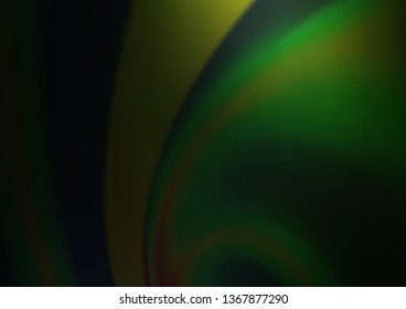 Dark Green vector abstract blurred background. Creative illustration in halftone style with gradient. The template can be used for your brand book.