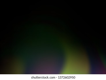 Dark Green vector abstract blurred template. Glitter abstract illustration with an elegant design. A completely new template for your design.