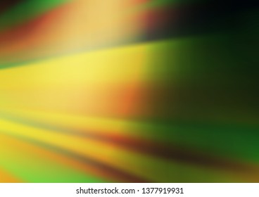 Dark Green vector abstract blurred template. Glitter abstract illustration with an elegant design. The template for backgrounds of cell phones.
