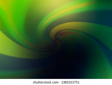 Dark Green vector abstract blurred template. Shining colorful illustration in a Brand new style. The template can be used for your brand book.