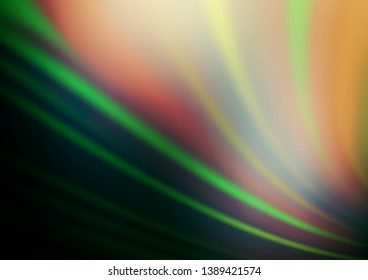 Dark Green vector abstract blurred pattern. A vague abstract illustration with gradient. A completely new design for your business.