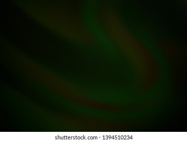 Dark Green vector abstract blurred background. A completely new color illustration in a bokeh style. The blurred design can be used for your web site.