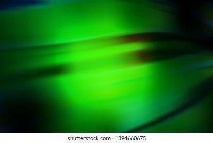 Dark Green vector abstract blurred background. Shining colored illustration in smart style. New style for your business design.