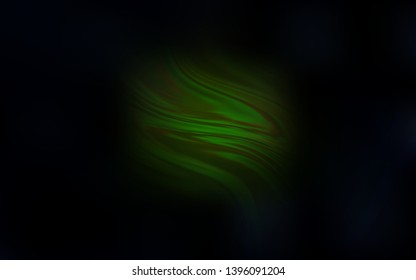 Dark Green vector abstract blurred background. An elegant bright illustration with gradient. Background for designs.