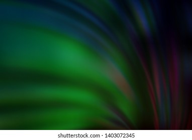 Dark Green vector abstract blurred background. An elegant bright illustration with gradient. Background for a cell phone.