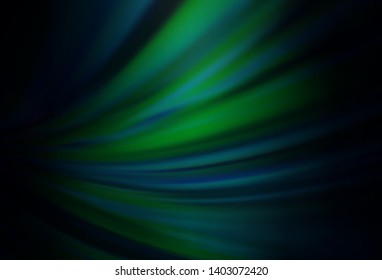 Dark Green vector abstract blurred background. New colored illustration in blur style with gradient. Blurred design for your web site.