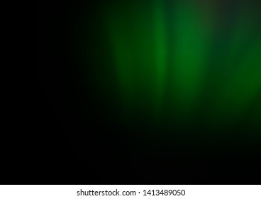 Dark Green vector abstract blurred pattern. An elegant bright illustration with gradient. Brand new style for your business design.