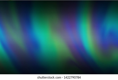 Dark Green vector abstract blurred layout. An elegant bright illustration with gradient. New style for your business design.