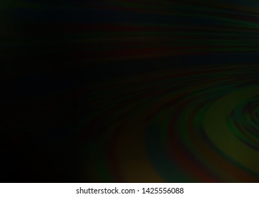 Dark Green vector abstract blurred template. Colorful illustration in abstract style with gradient. The template can be used for your brand book.