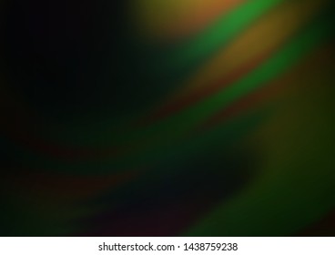 Dark Green vector abstract blurred background. Modern geometrical abstract illustration with gradient. The background for your creative designs.