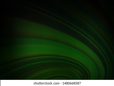 Dark Green vector abstract blurred background. Creative illustration in halftone style with gradient. The best blurred design for your business.