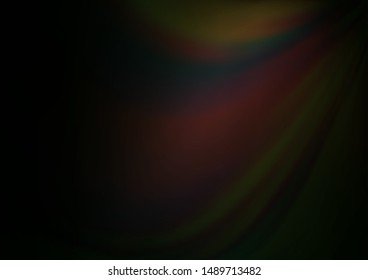 Dark Green vector abstract blurred template. An elegant bright illustration with gradient. A completely new design for your business.