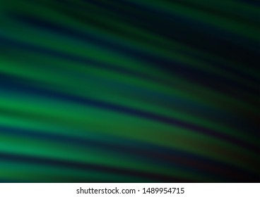Dark Green vector abstract blurred pattern. Glitter abstract illustration with an elegant design. A completely new design for your business.