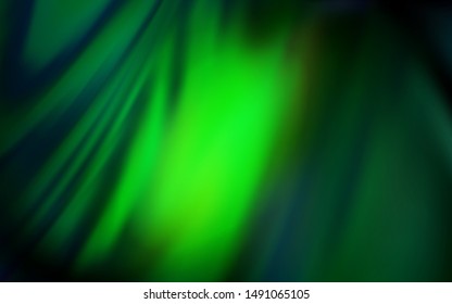 Dark Green vector abstract blurred background. A completely new colored illustration in blur style. Elegant background for a brand book.