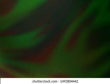 Dark Green vector abstract blurred pattern. Colorful illustration in abstract style with gradient. Brand new style for your business design.