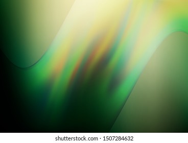 Dark Green vector abstract blurred pattern. A vague abstract illustration with gradient. The template for backgrounds of cell phones.
