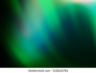Dark Green vector abstract blurred background. Colorful illustration in blurry style with gradient. The best blurred design for your business.