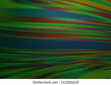 Dark Green vector abstract blurred pattern. Shining colorful illustration in a Brand new style. A new texture for your design.