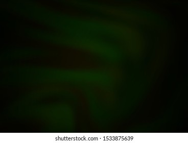 Dark Green vector abstract blurred background. Glitter abstract illustration with an elegant design. Brand new design for your business.
