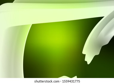 Dark Green vector abstract blurred background. Colorful abstract illustration with gradient. New design for your business.