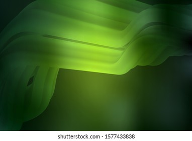 Dark Green vector abstract blurred layout. Glitter abstract illustration with gradient design. Completely new design for your business.