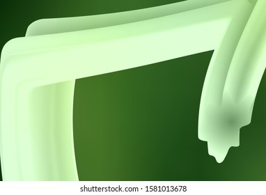 Dark Green vector abstract blurred background. Creative illustration in halftone style with gradient. Smart design for your work.