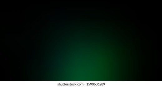 Dark Green vector abstract blurred layout. New colorful illustration in blur style with gradient. Elegant background for websites.
