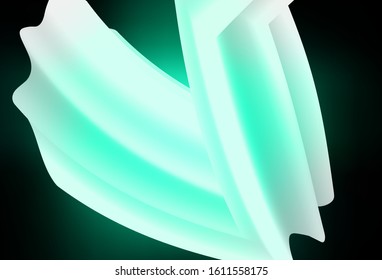 Dark Green vector abstract blurred layout. Abstract colorful illustration with gradient. Smart design for your work.