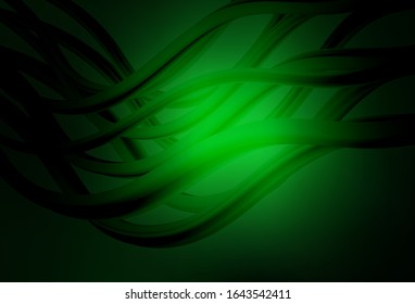 Dunkelgrüne Vektorillustration abstrakter unscharfer Hintergrund. Kreative Illustration im Stil der Halbfone mit Farbverlauf. Eleganter Hintergrund für ein Markenbuch.