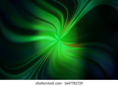 Dark Green vector abstract blurred background. Colorful abstract illustration with gradient. New style design for your brand book.