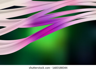 Dark Green vector abstract blurred background. Colorful illustration in abstract style with gradient. New design for your business.