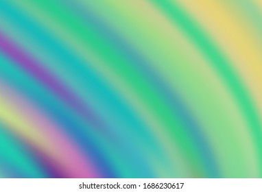 Dark Green vector abstract blurred layout. Creative illustration in halftone style with gradient. Background for a cell phone.