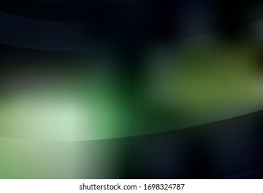 Dark Green vector abstract blurred layout. A completely new colored illustration in blur style. New style for your business design.