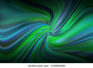 Fondo borroso abstracto del vector verde oscuro. Ilustración abstracta moderna con gradiente. Diseño inteligente para su trabajo.