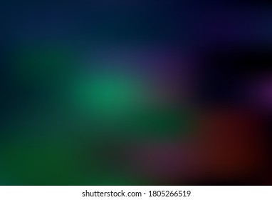 Disposición borrosa abstracta del vector verde oscuro. Ilustración abstracta brillante con diseño gradiente. Nuevo diseño de estilo para tu libro de marca.