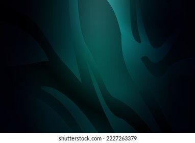 Fondo borroso abstracto del vector verde oscuro. Nueva ilustración coloreada en estilo borroso con gradiente. Marco elegante para un libro de marca.