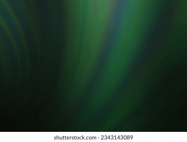 Patrón borroso abstracto del vector verde oscuro. Ilustración abstracta vaga con gradiente. Una nueva textura para tu diseño.