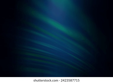 Fondo borroso abstracto del vector verde oscuro. Ilustración abstracta moderna con gradiente. Nuevo diseño de estilo para tu libro de marca.