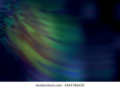 Dark Green vector abstract blurred layout. Colorful abstract illustration with gradient. Completely new design for your business.