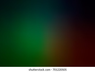 Dark Green vector abstract blurred template. A completely new color illustration in a vague style. Brand-new design for your business.
