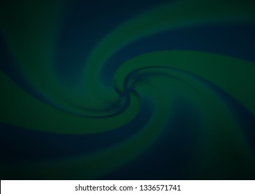 Dark Green vector abstract bokeh pattern. Glitter abstract illustration with an elegant design. The template can be used for your brand book.