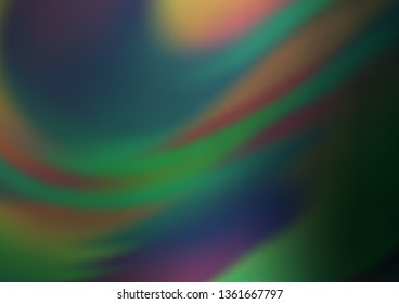 Dark Green vector abstract bokeh pattern. Shining colorful illustration in a Brand new style. The background for your creative designs.