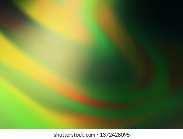 Dark Green vector abstract bokeh pattern. Creative illustration in halftone style with gradient. The template for backgrounds of cell phones.