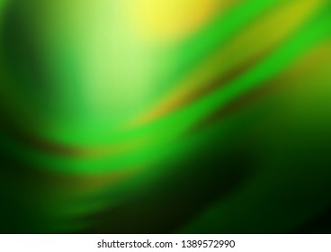 Dark Green vector abstract bokeh pattern. An elegant bright illustration with gradient. A new texture for your design.