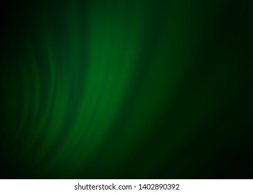 Dark Green vector abstract bokeh pattern. A completely new color illustration in a bokeh style. The background for your creative designs.