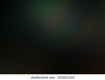 Dark Green vector abstract bokeh pattern. Colorful illustration in blurry style with gradient. The blurred design can be used for your web site.