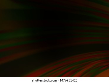 Dark Green vector abstract bokeh pattern. Modern geometrical abstract illustration with gradient. A completely new template for your design.
