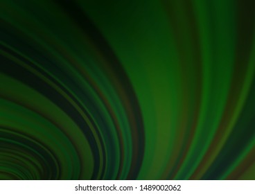 Dark Green vector abstract bokeh pattern. Colorful illustration in blurry style with gradient. The blurred design can be used for your web site.