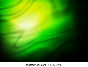 Dark Green vector abstract bright pattern. Creative illustration in halftone style with gradient. A new texture for your design.